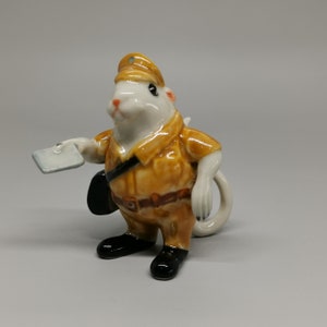 Miniatur Keramik Ratte Figuren-Porzellan Ratte Figuren-Handmade Ratte Ornamente-Ratte Liebhaber Geschenke