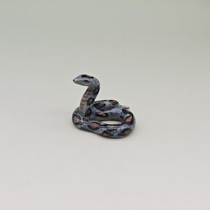 Handmade Ceramic Snake Figurine, Small mini snake, Gift for friend