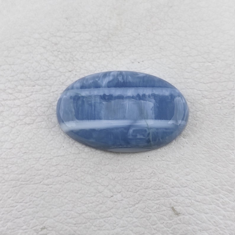 very nice Blue opal heart cabochon size15x25mm loose gemstone cabochon attractive colour Blue opal top quality in jewellery making 13.75 cts