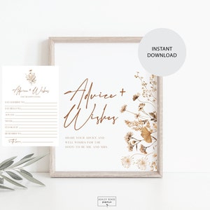 Fall Florals - advies en wensen voor de bruid en bruidegom - herfstbruiloft - digitale download - direct downloaden