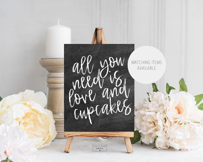 Chalkboard Printable Cards and Gifts Sign Faux Chalkboard Etsy