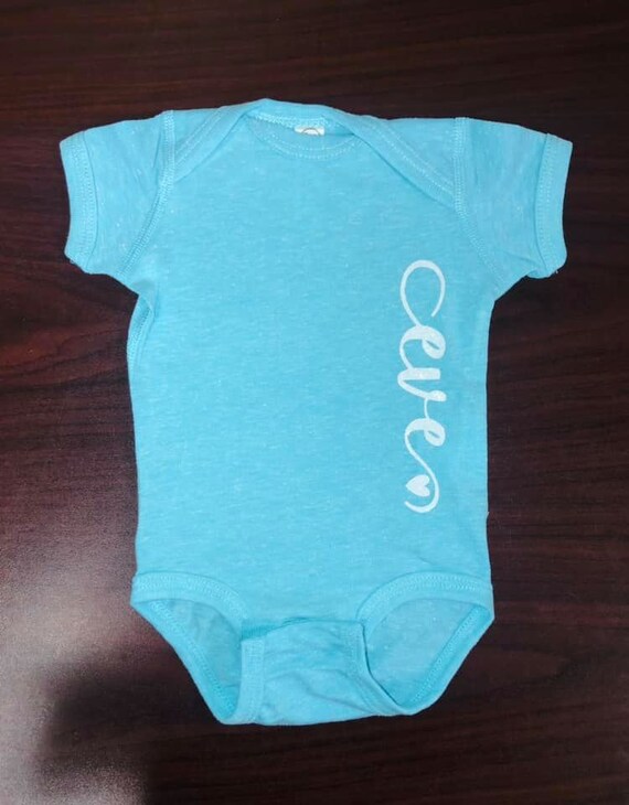 Infant/baby Onesie Custom Name Theme Etsy UK