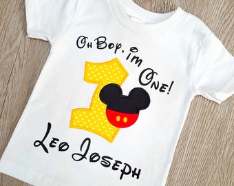 mickey mouse birthday t shirt