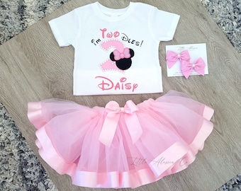 Minnie Mouse Birthday Outfit, Girls Birthday Outfit, Mouse Dress, Minnie  Mouse Skirt - Etsy