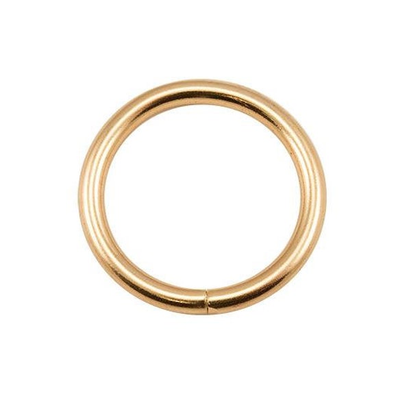 Gold O Ring - Metal O Buckle - Nickel O Ring - O Ring Supplies - Rings Belt Strap - Craft 30/4 MM - Metal O Ring - Hardware - 11.8/1.6 In