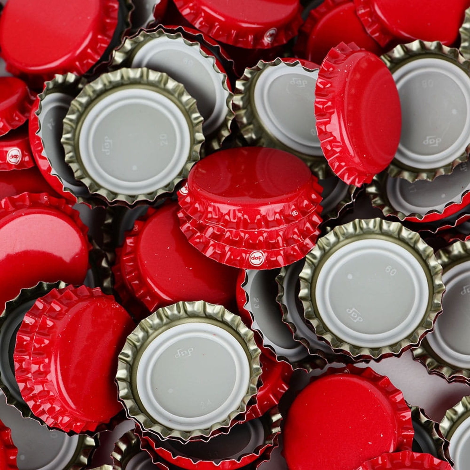 100 Red Bottle Caps Beer Bottle Caps Bottle Caps for Etsy Canada