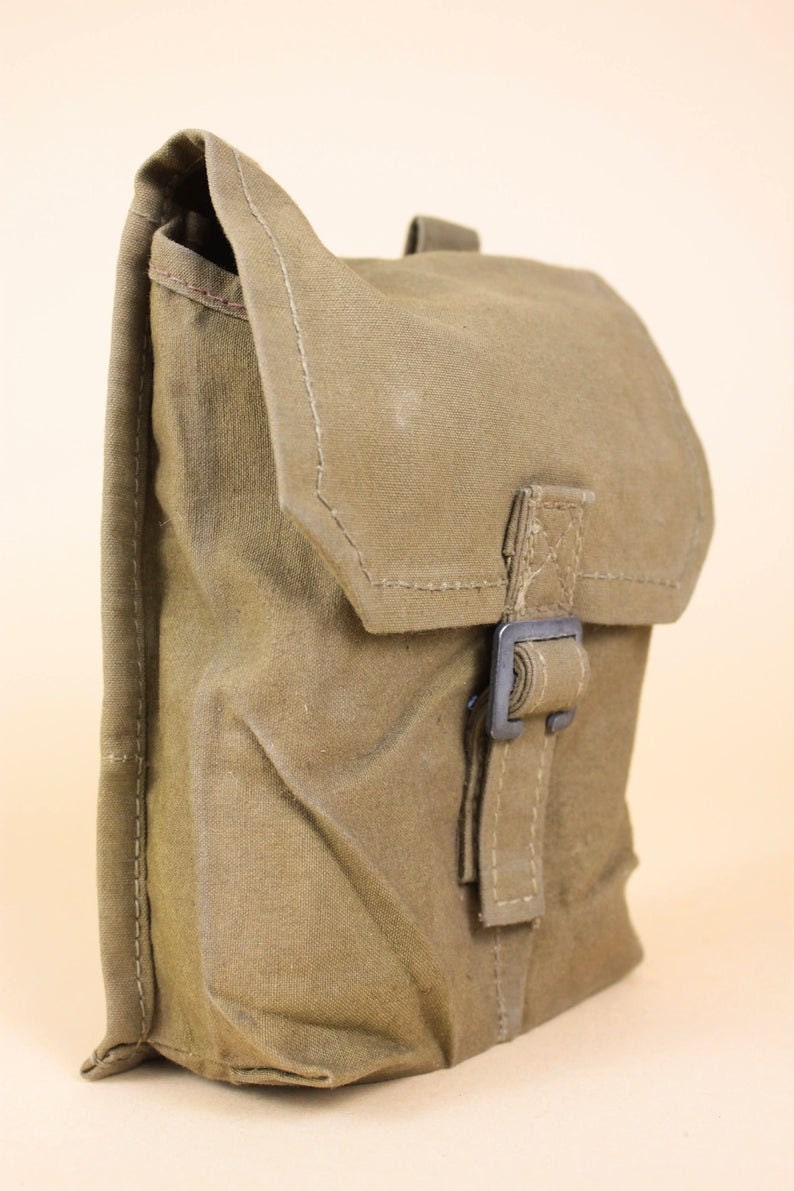 Original Polish Army Bag Pouch for Grenades Vintage Polish Army