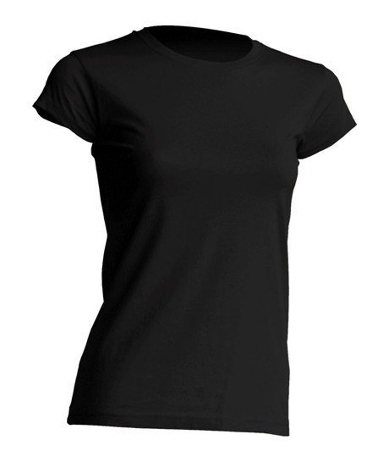 Clear T-Shirt Black Shirt Womens Black T-Shirt 100/% cotton Black Shirt Black T-Shirt Shirt Without Logo