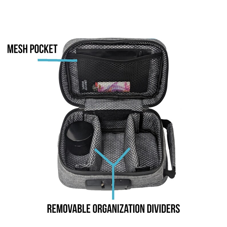 Smell Proof Case Bundle with Combination Lock Smell Proof Jar Etsy