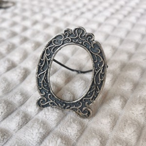 Antique Art Deco Sterling Silver 950 Small Photo Picture Frame