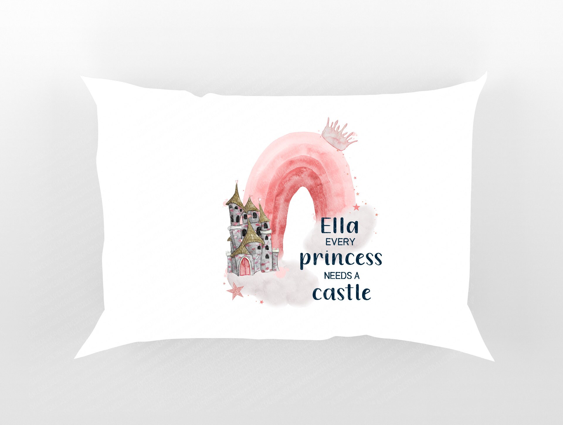 personalized princess pillowcase