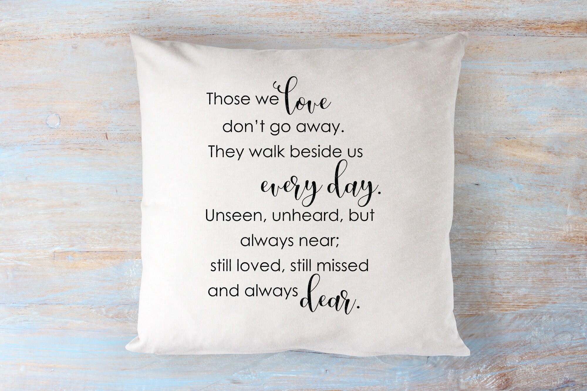 Memory Pillow Memory of Loved One Memorial Pillow in Memory Etsy UK