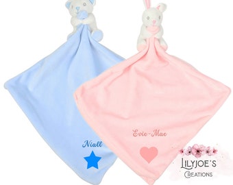 personalized baby comforter
