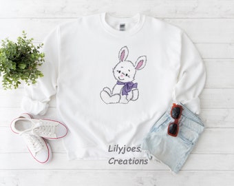 Quick Delivery Easter Bunny Personalised Kids Hoodie Kids Sweatshirt Kids Pullover Kids Clothing Unisex Childrens