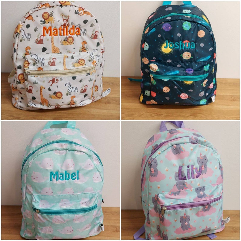 small personalised backpack