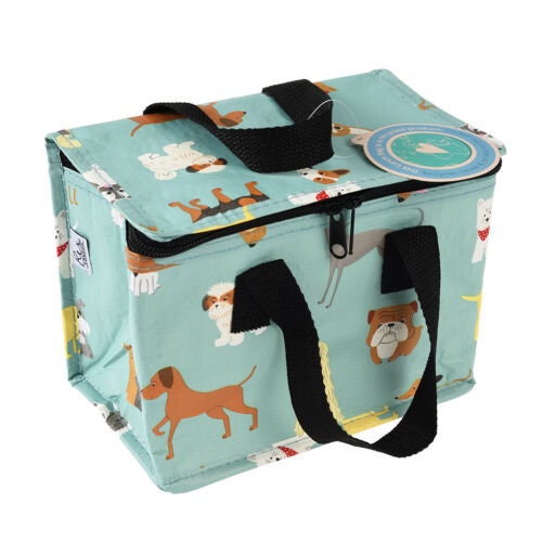 A Pretty Siberian Husky Puppy Dog Insulated Pink School Lunch Box Bag AD-GL1LBP 