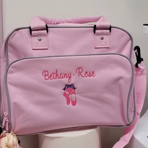 Livraison rapide Sac de sport personnalisé, Sac de danse rose, Sac enfant, Sac bébé, Sac ballerine, Sac rose, Sac violet, Sac noir, Enfants