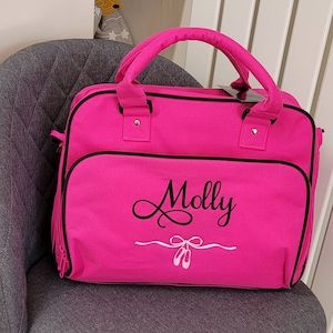 Quick Delivery Personalised Sports Bag, Pink Dance Bag, Chidrens Bag, Baby Bag, Ballerina Bag, Pink Bag, Purple Bag, Black Bag, Kids