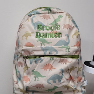 Sac à dos dinosaure personnalisé, sac à dos pour enfants, sac à dos pour enfants, sac à dos dinosaure du désert, sac à dos d'école,
