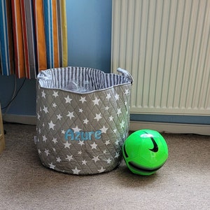 Schnelle Lieferung Personalisierte große Aufbewahrungstasche, Aufbewahrungskorb, Spielzeug Lagerung, Kinder Lagerung,