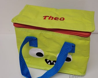 Personalised Monster Lunch Bag Kids
