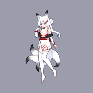 Art Tumblr Teen Freetoedit  Fox And Wolves Anime Transparent PNG  717x756   Free Download on NicePNG