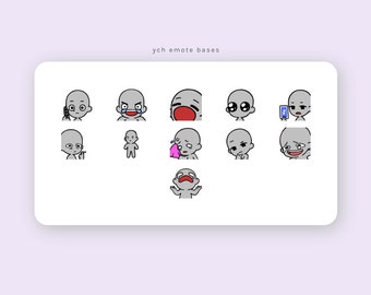 YCH DIY Meme Emote Bases | for Twitch or Discord