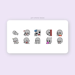 YCH DIY Emote Basen | für Twitch oder Discord