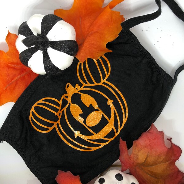 Mickey and Minnie Halloween Face Mask Etsy