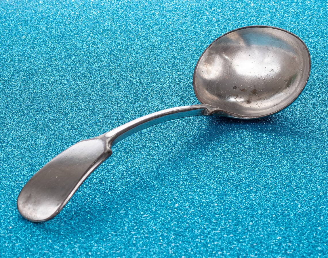 Vintage EPNS silver gravy ladle Etsy
