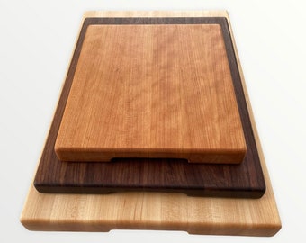 Wood Cutting Board | Maple Cutting Board | Walnut Cutting Board | Edge Grain Cutting Board