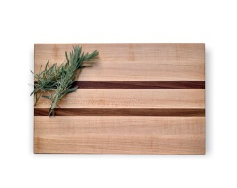 Walnut and Maple Cutting boards | Cherry and maple striped Cutting Board | Edge Grain Cutting Board