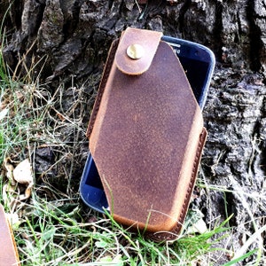 Étui pour téléphone portable en cuir pour homme, ceinture, étui pour téléphone en cuir, étui pour téléphone vintage, étui de transport en cuir