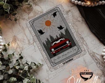 Catchin' Feelings Art Print The Ravenhood Kate Stewart Sean Roberts Ravenhood Merch Triple Falls Bookish