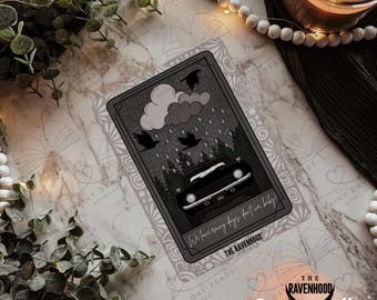 We Love Rainy Days, Don't We Baby? Art Print The Ravenhood Kate Stewart Merch Triple Falls Bookish Dominic King, Tobias King, Sean Roberts
