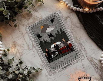 The Boys of Summer Art Print The Ravenhood Kate Stewart Ravenhood Trilogy Merch Triple Falls Bookish Dominic King, Tobias King, Sean Roberts