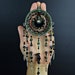 Car accessories for women wiccan decor dream catcher charm macrame suncatcher gift window rear view mirror crystals car mirror hanging