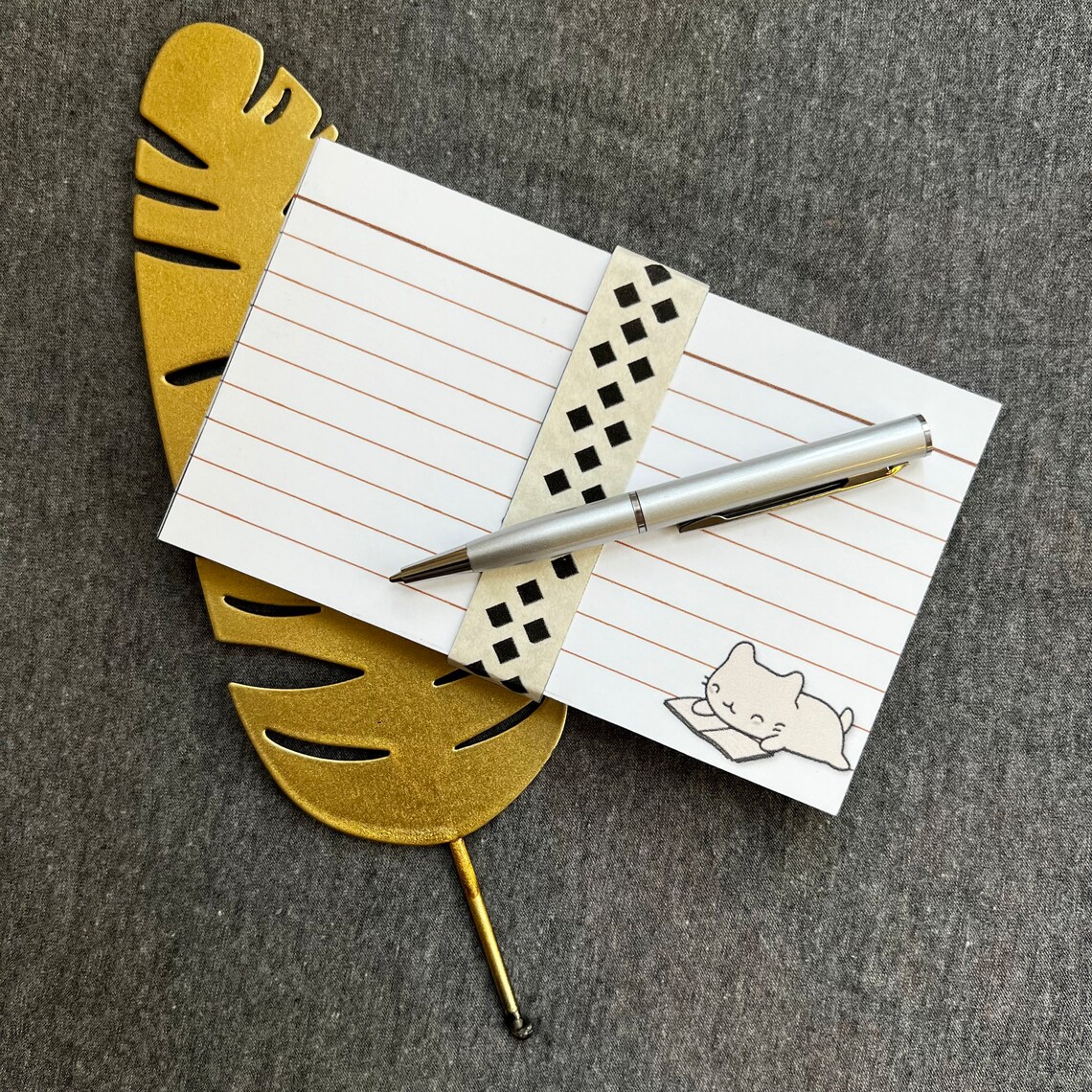 3x5 Printable Index Cards Template Printable Index Cards Etsy