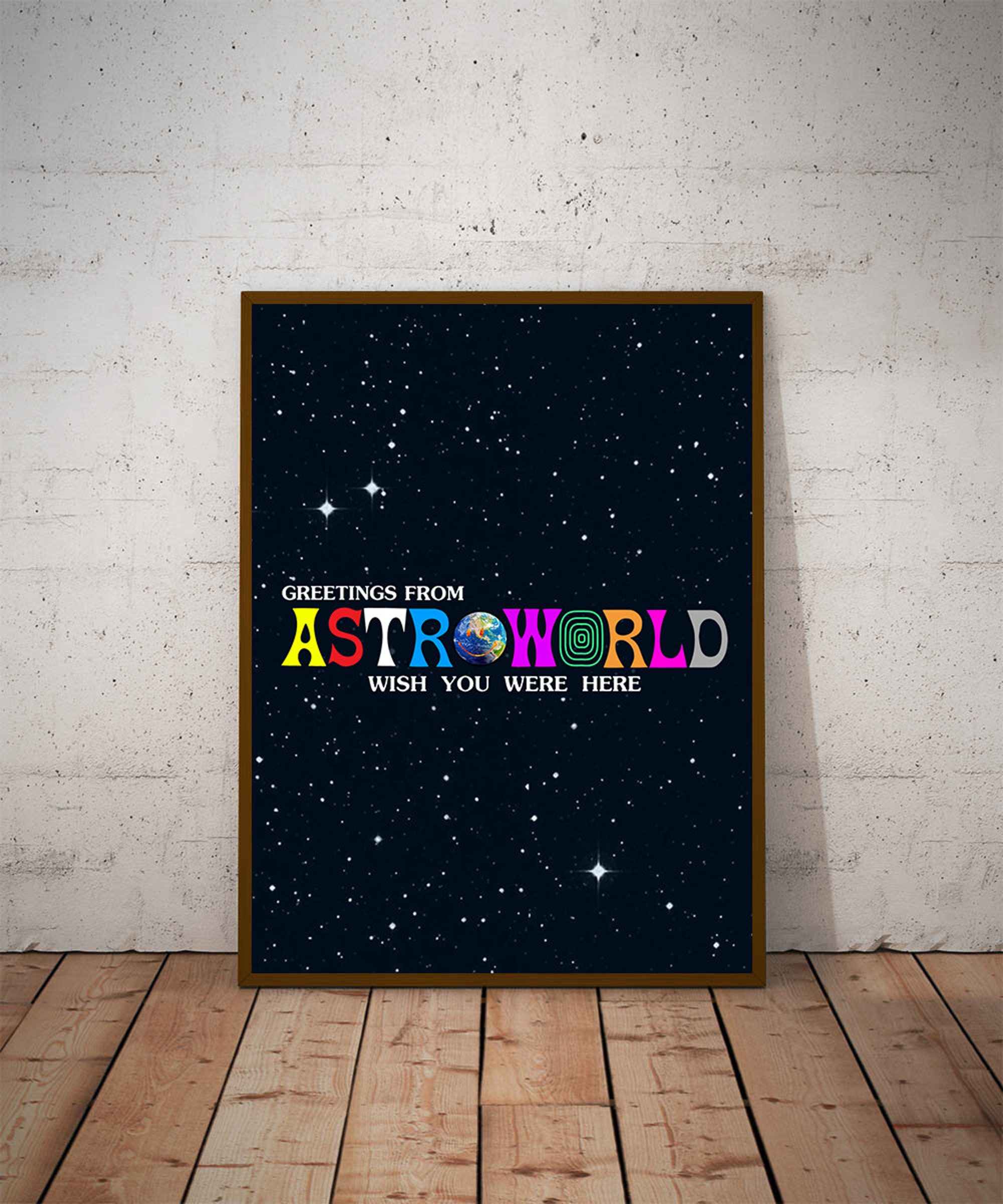 Poster Travis Astroworld Singer