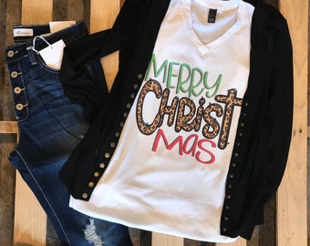 Animal Print Christmas Shirts