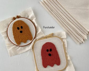 Punch Needle Fabric: Creamy White Cotton Tufting Cloth