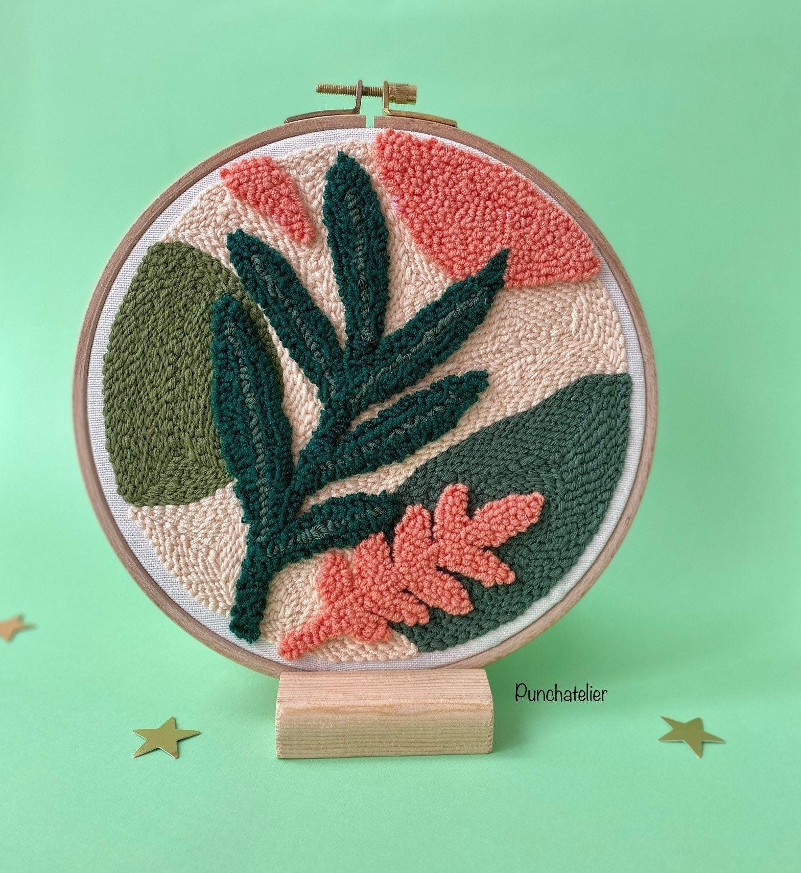 Autumn Leaf DIY Punch Embroidery Kit – plumdiddle