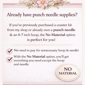 DİY Square Punch Needle Coaster Kit/diy Crafts/craft Kit for Adults ...