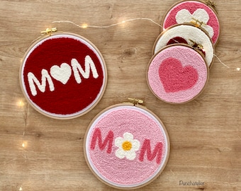 Punch Needle Beginner Kit: Mother&#39;s Day Craft, Gazzal Cotton Yarns