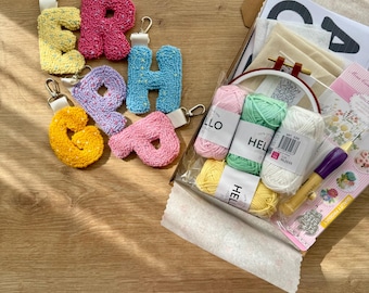 DIY Punch Needle Keychain Party Kit for Groups – Complete Craft Activity Set for Workshops, Team Building, Birthdays & Events