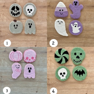 Kit Broderie Punch Needle Halloween - Motif Chat Noir Pour Débutants, Décoration Fête DIY