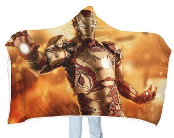 Iron Man copertina letto singolo