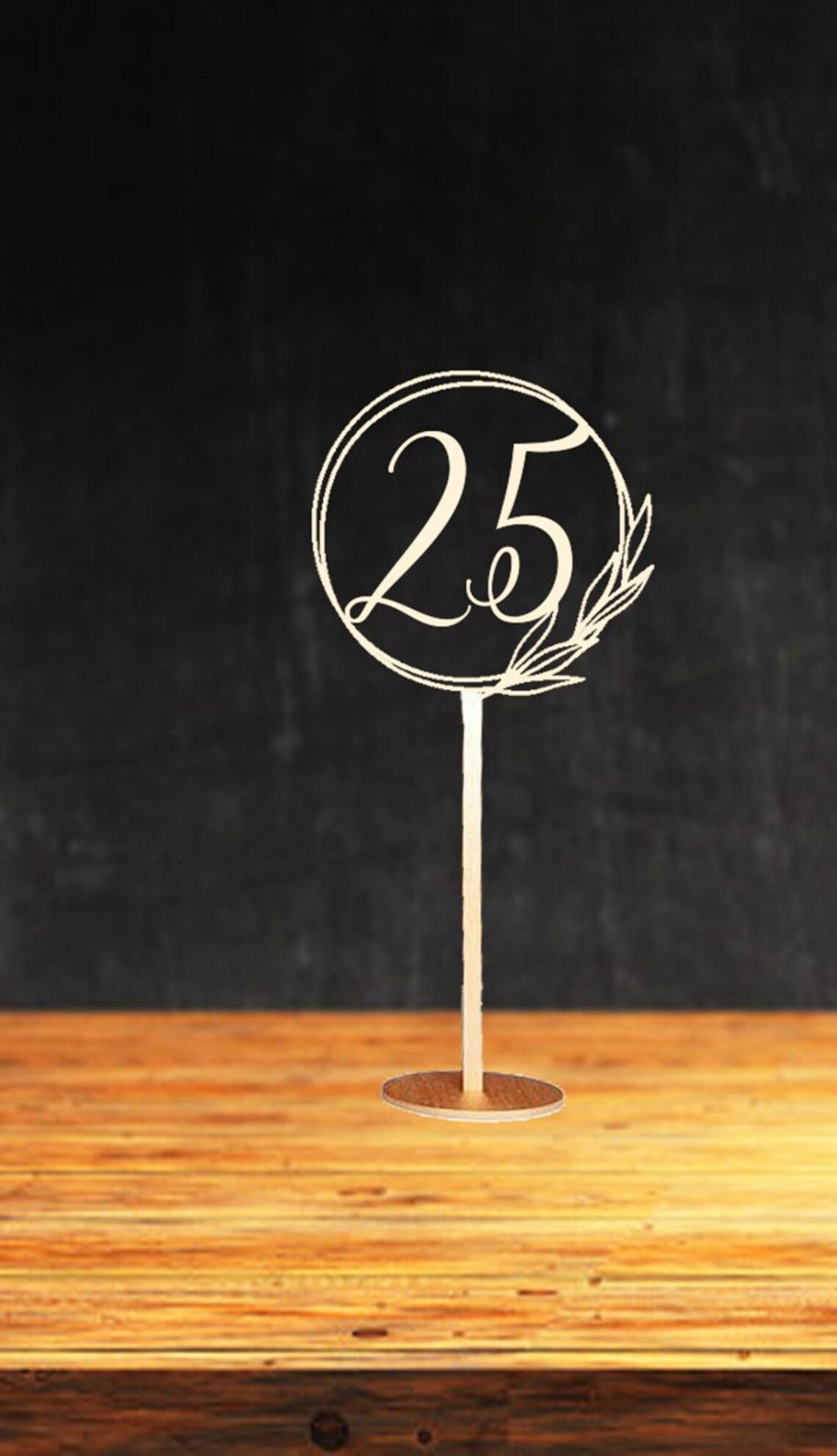 Wedding Wood Table Numbers Etsy