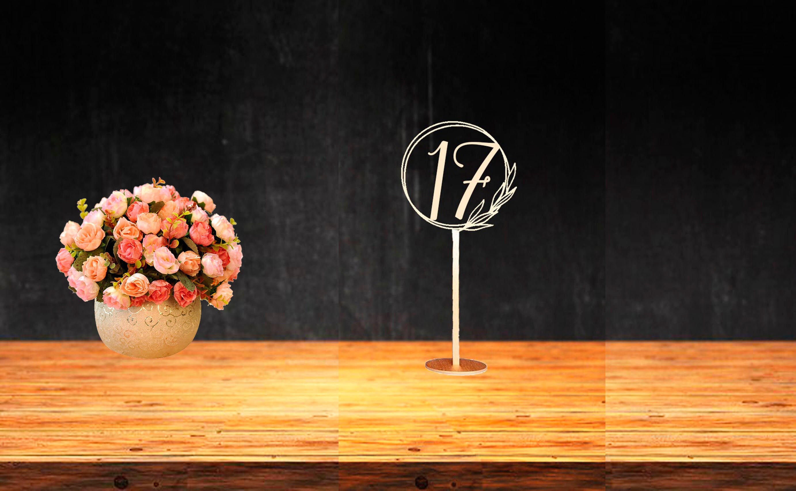 Gold Table Numbers