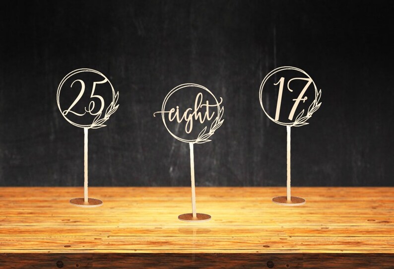 Wedding Table Names Custom Table Numbers Wedding Etsy